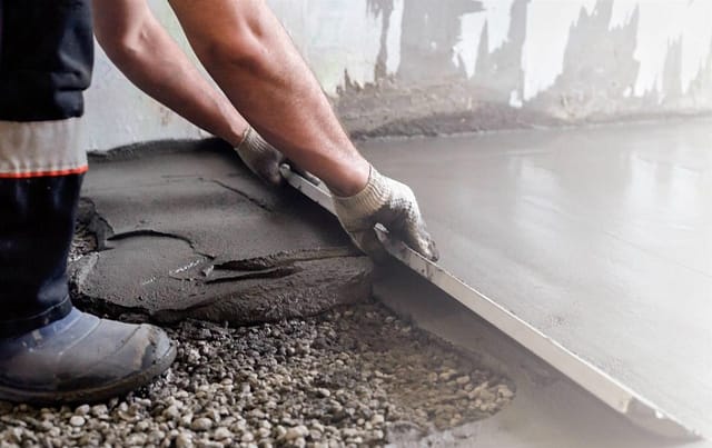 concrete pouring